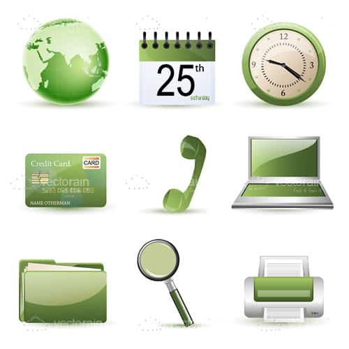 Business and Office Icon Set